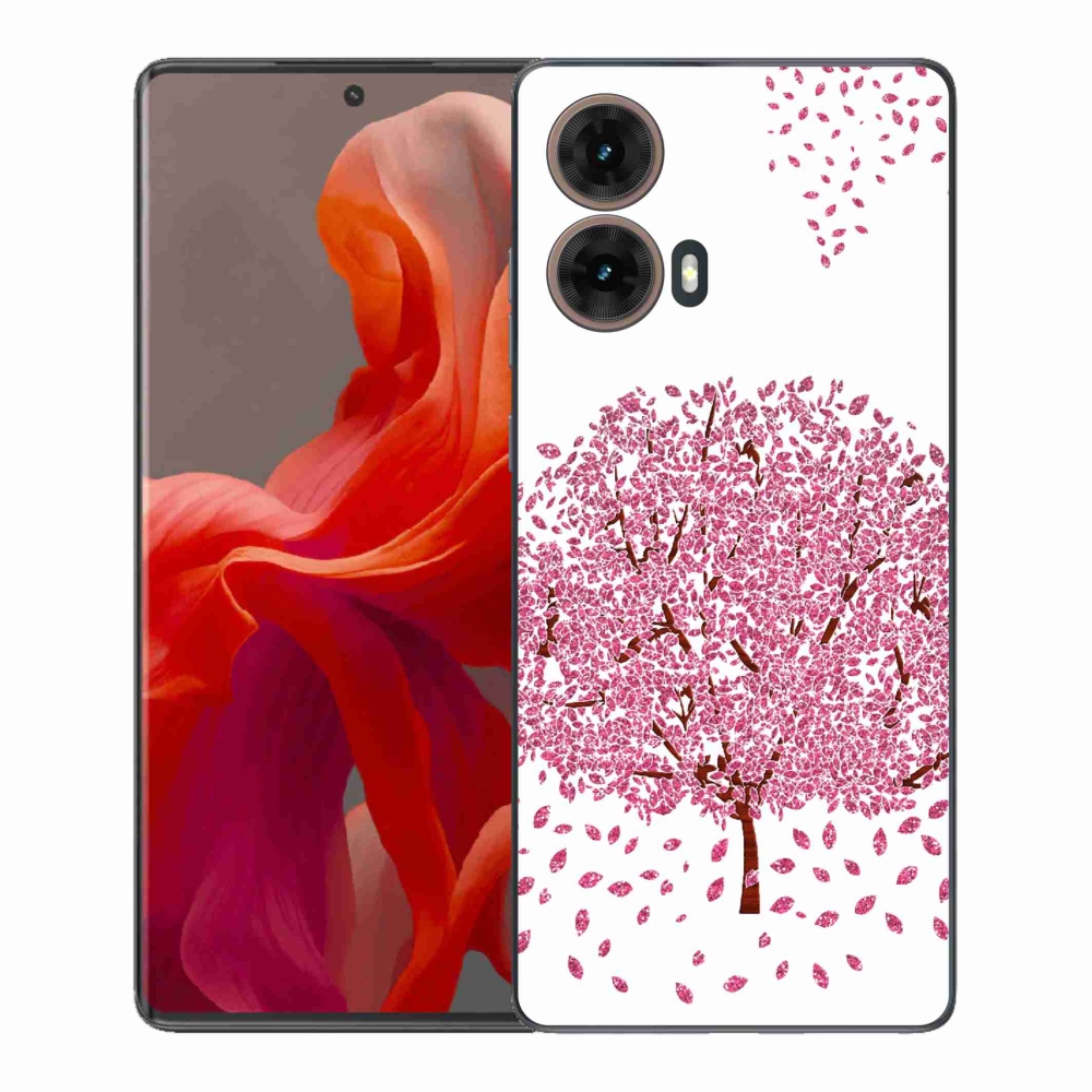 Gélový kryt mmCase na Motorola Moto G85 5G - kreslený strom s listami