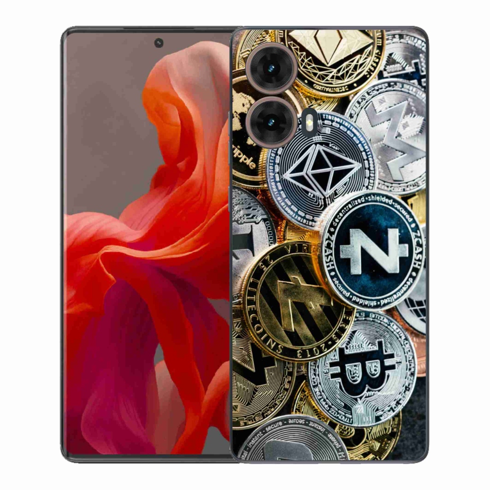 Gélový kryt mmCase na Motorola Moto G85 5G - kryptomeny