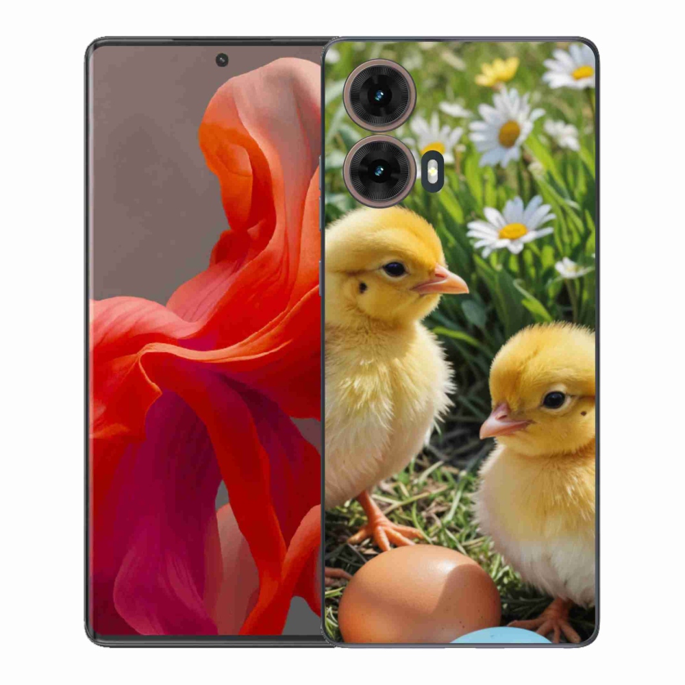 Gélový kryt mmCase na Motorola Moto G85 5G - kuriatka