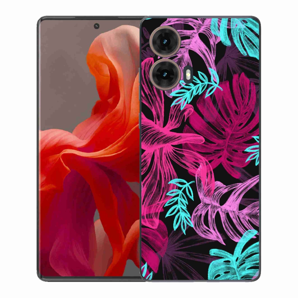 Gélový kryt mmCase na Motorola Moto G85 5G - kvety 1