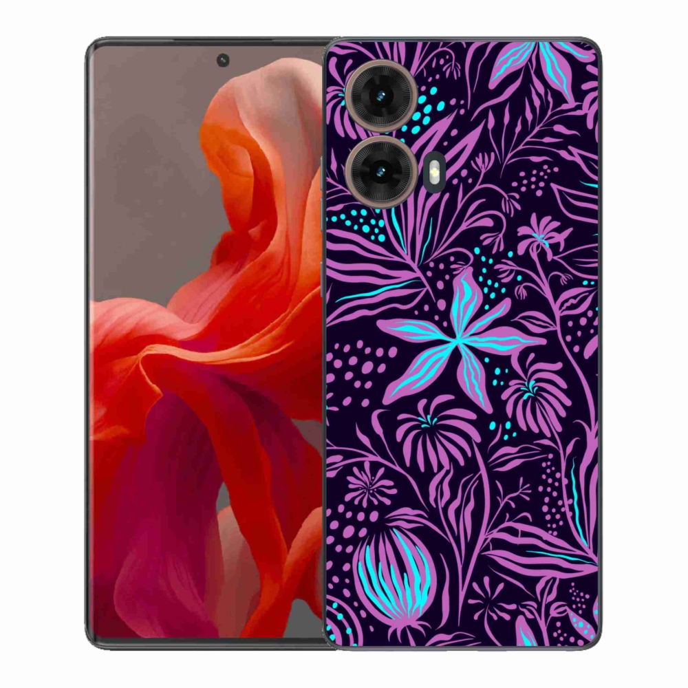 Gélový kryt mmCase na Motorola Moto G85 5G - kvety 2