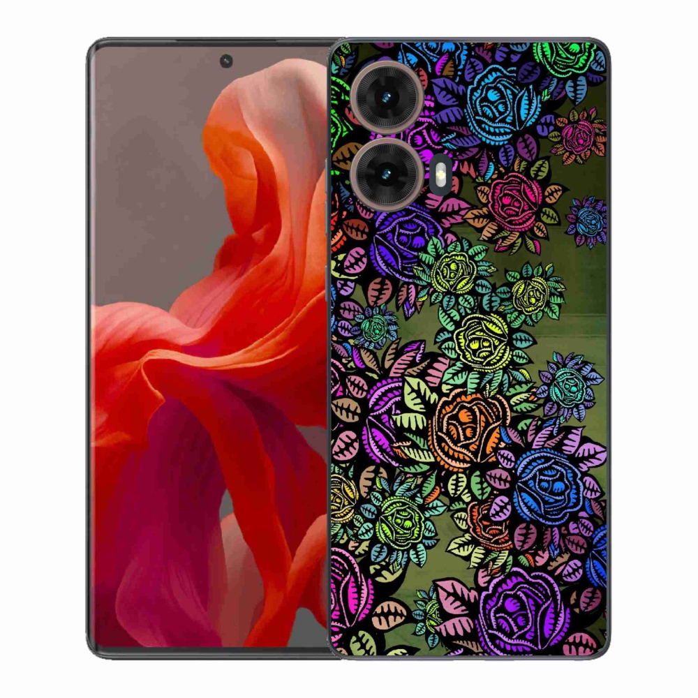 Gélový kryt mmCase na Motorola Moto G85 5G - kvety 6