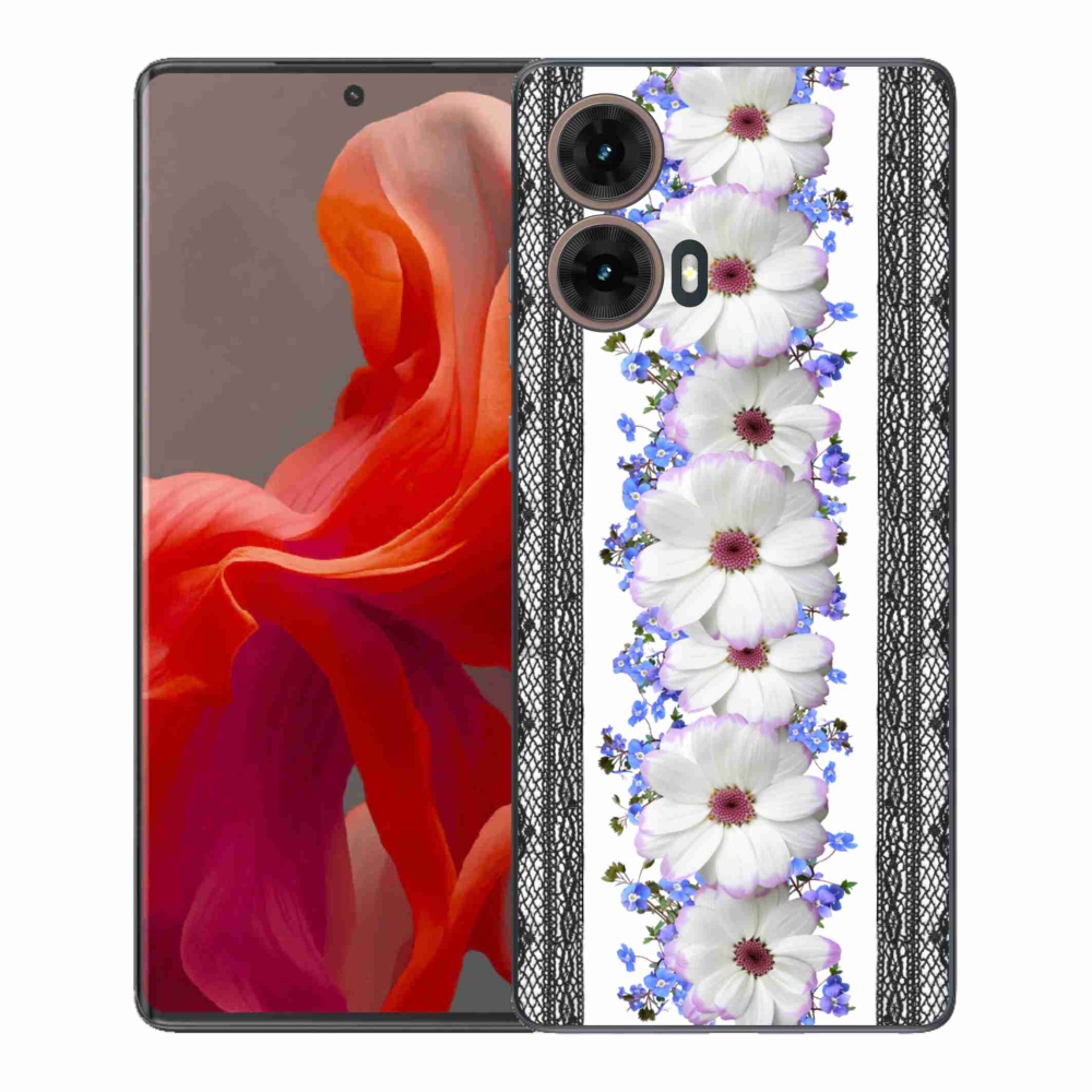 Gélový kryt mmCase na Motorola Moto G85 5G - kvety 8