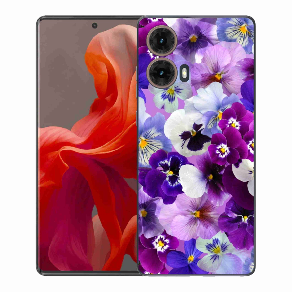 Gélový kryt mmCase na Motorola Moto G85 5G - kvety 9