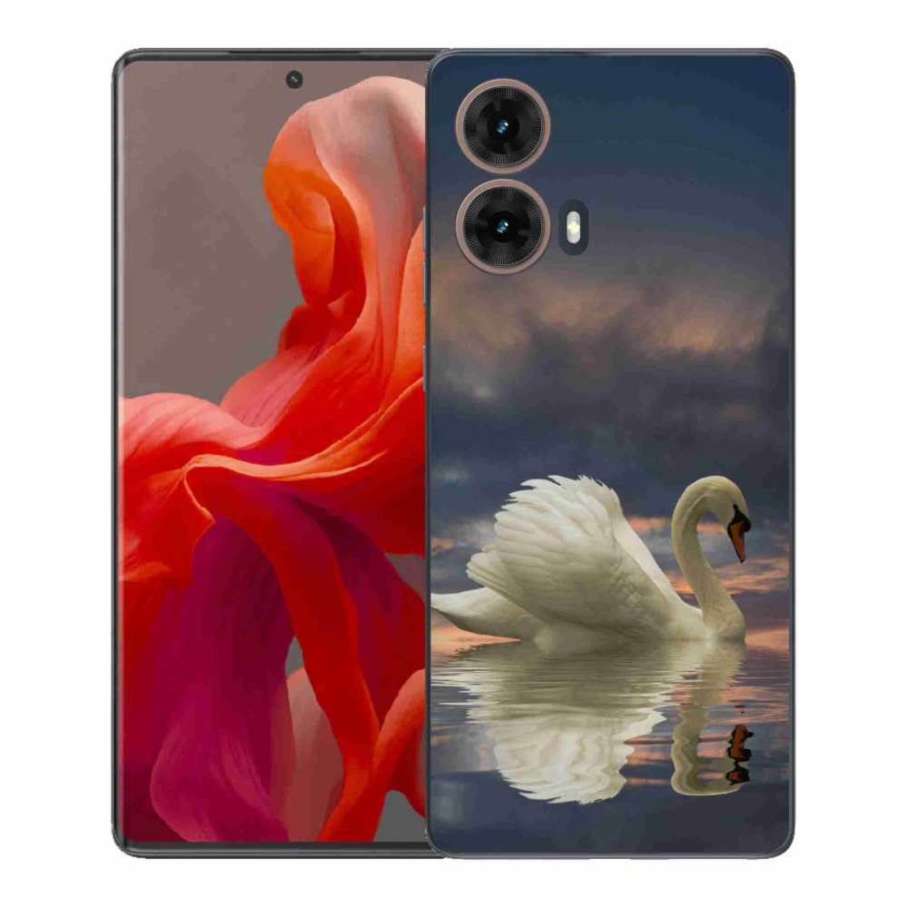 Gélový kryt mmCase na Motorola Moto G85 5G - labuť