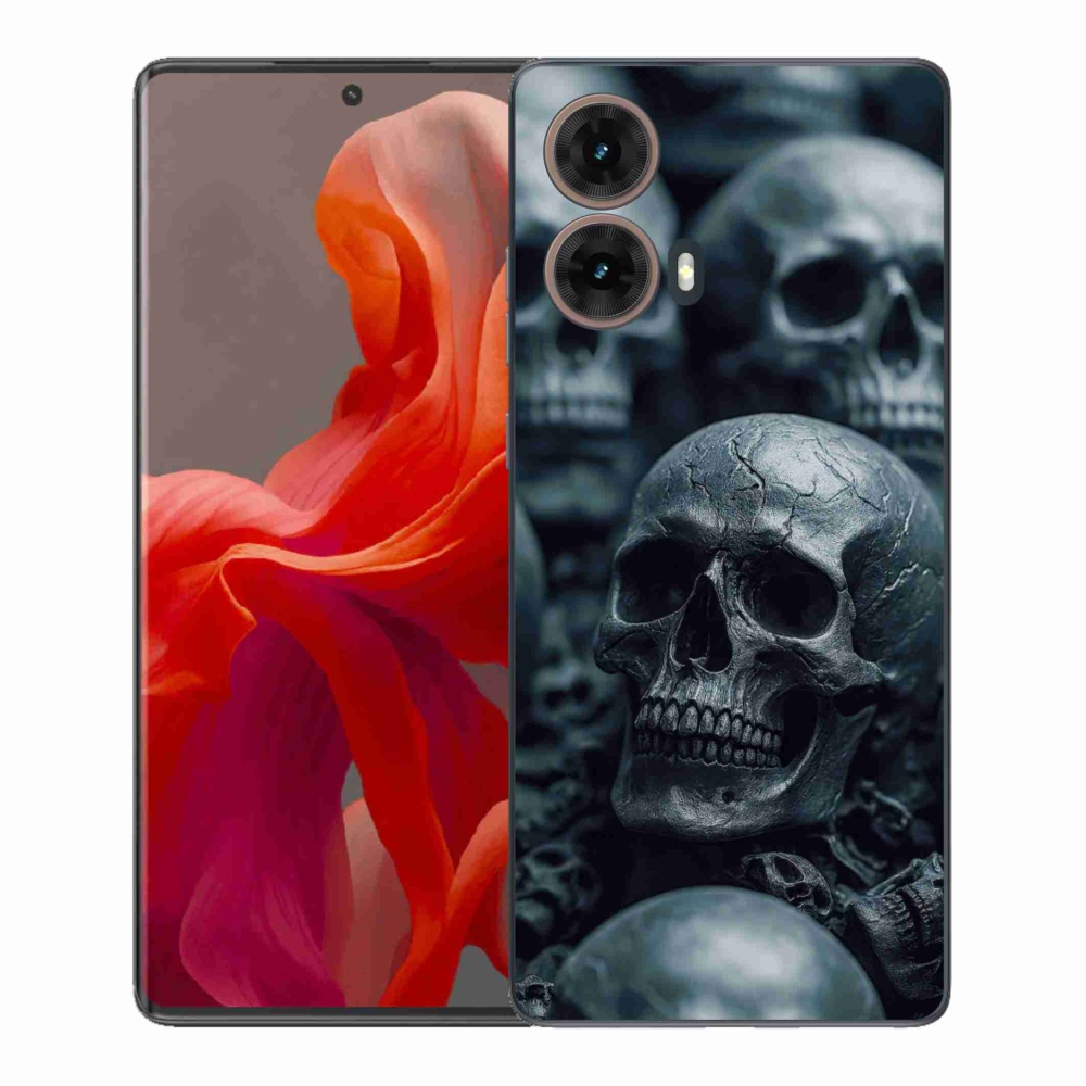Gélový kryt mmCase na Motorola Moto G85 5G - lebka 2