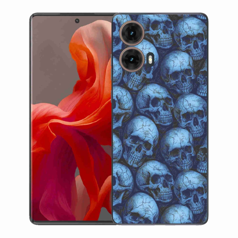 Gélový kryt mmCase na Motorola Moto G85 5G - lebky