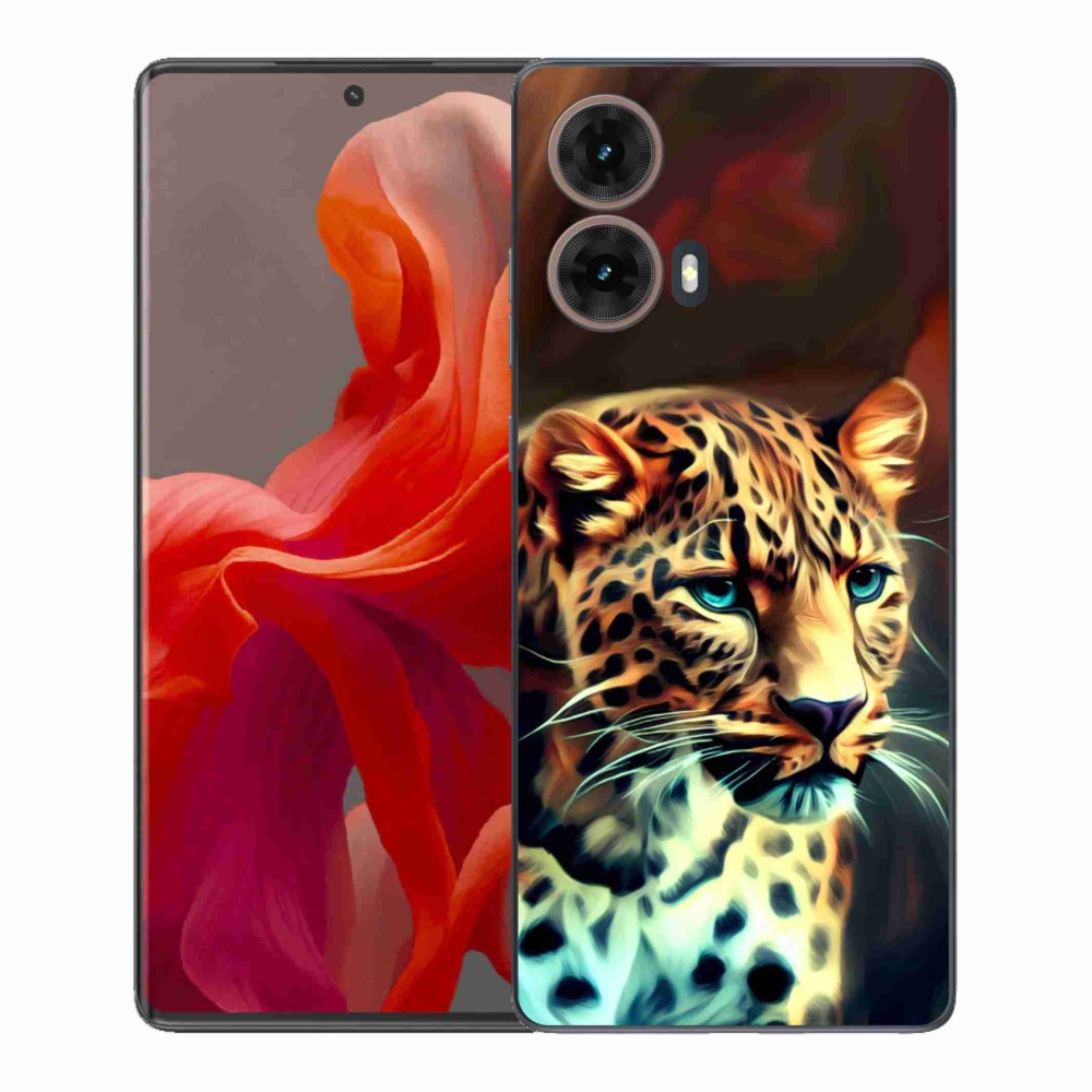 Gélový kryt mmCase na Motorola Moto G85 5G - leopard