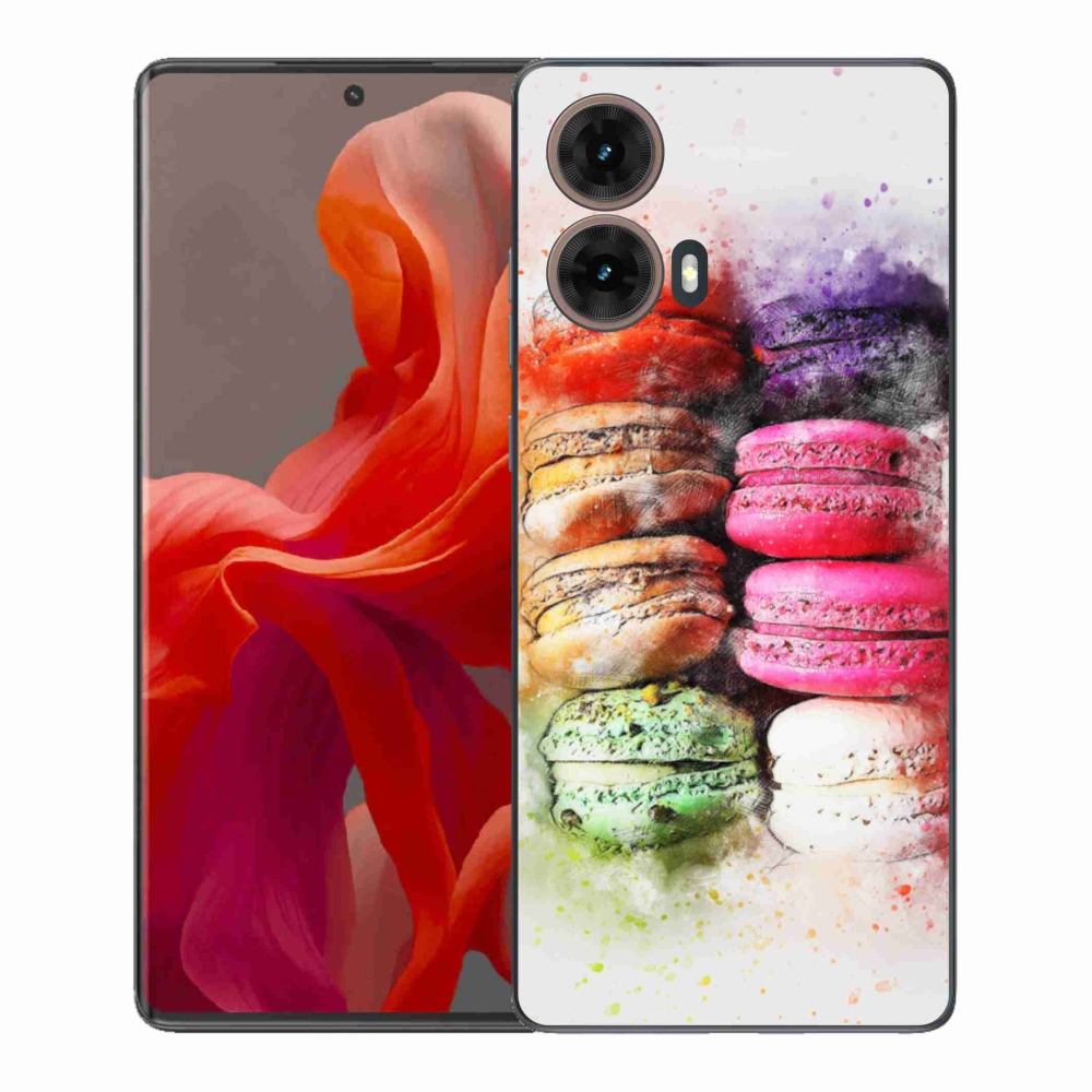 Gélový kryt mmCase na Motorola Moto G85 5G - makrónky