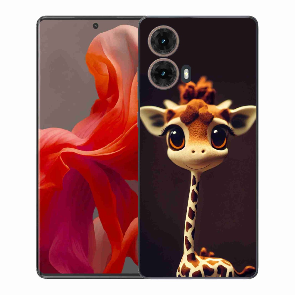 Gélový kryt mmCase na Motorola Moto G85 5G - malá žirafa