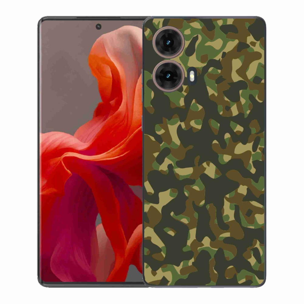 Gélový kryt mmCase na Motorola Moto G85 5G - maskáčový vzor 1