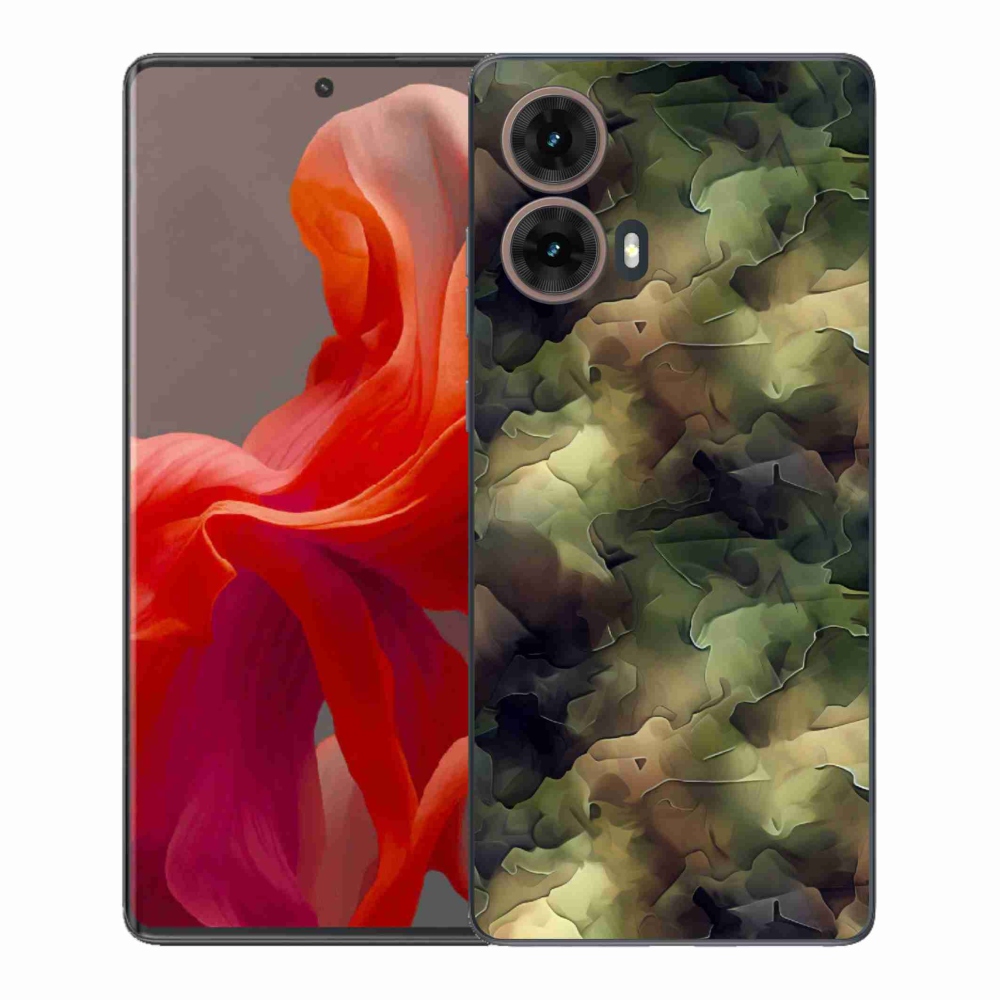 Gélový kryt mmCase na Motorola Moto G85 5G - maskáčový vzor 10