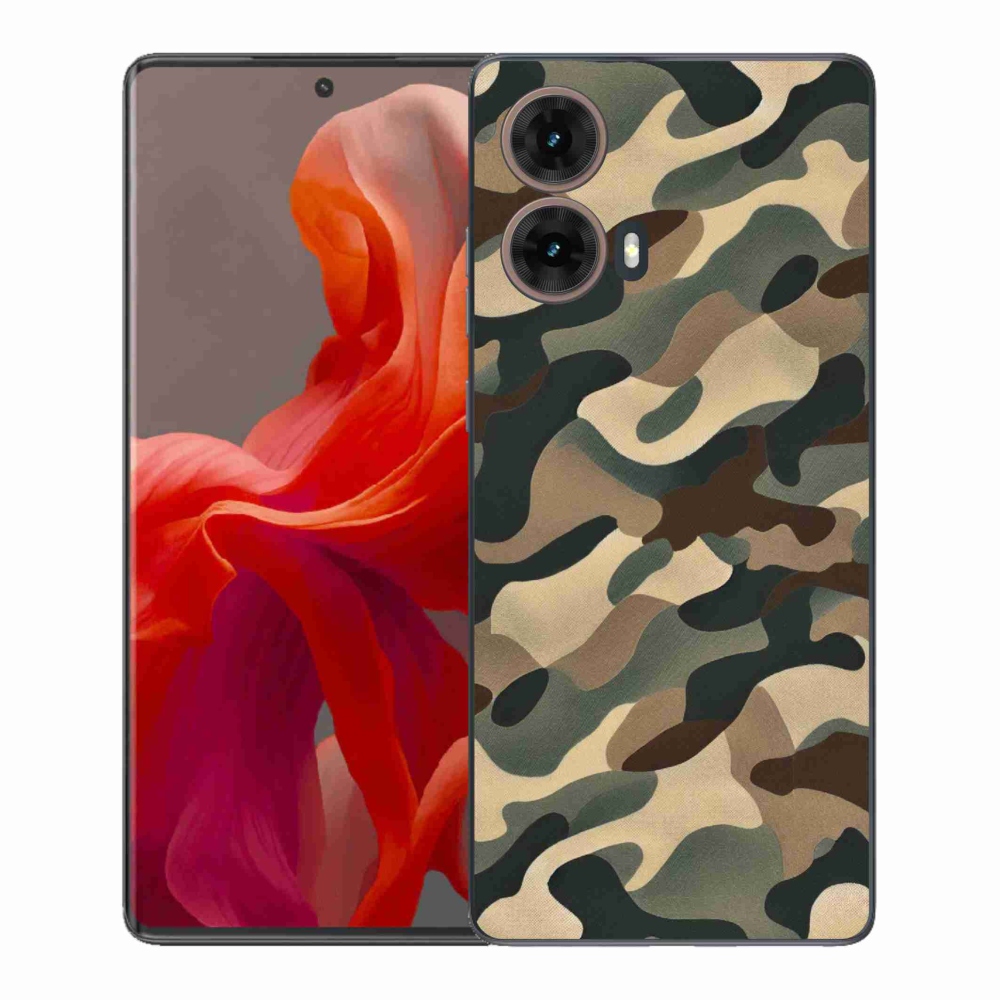 Gélový kryt mmCase na Motorola Moto G85 5G - maskáčový vzor 11