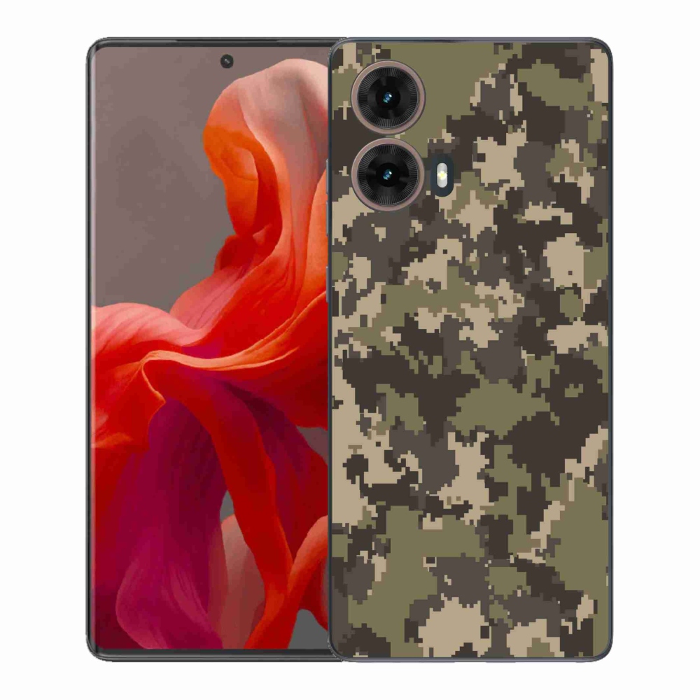 Gélový kryt mmCase na Motorola Moto G85 5G - maskáčový vzor 12