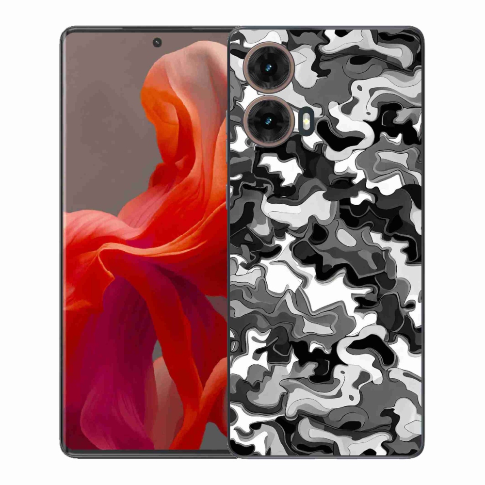 Gélový kryt mmCase na Motorola Moto G85 5G - maskáčový vzor 3