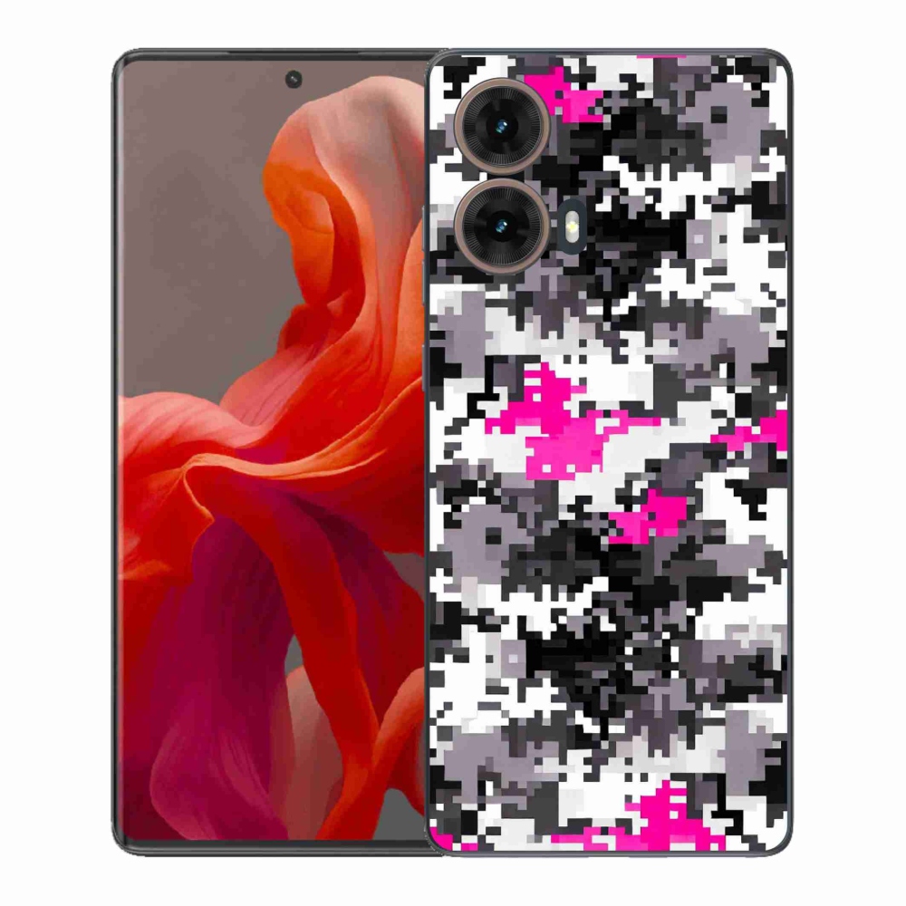 Gélový kryt mmCase na Motorola Moto G85 5G - maskáčový vzor 4