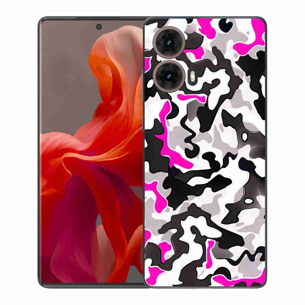 Gélový kryt mmCase na Motorola Moto G85 5G - maskáčový vzor 5