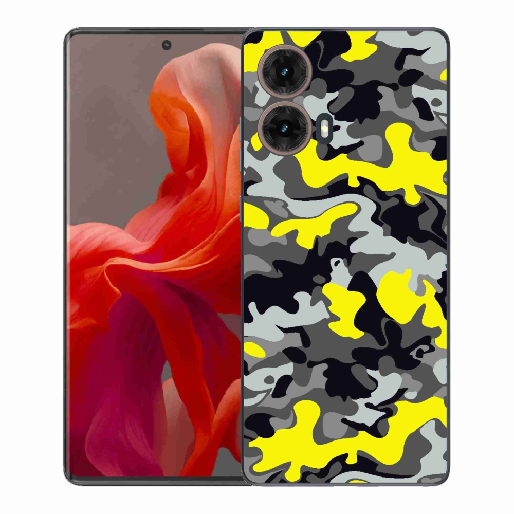 Gélový kryt mmCase na Motorola Moto G85 5G - maskáčový vzor 6