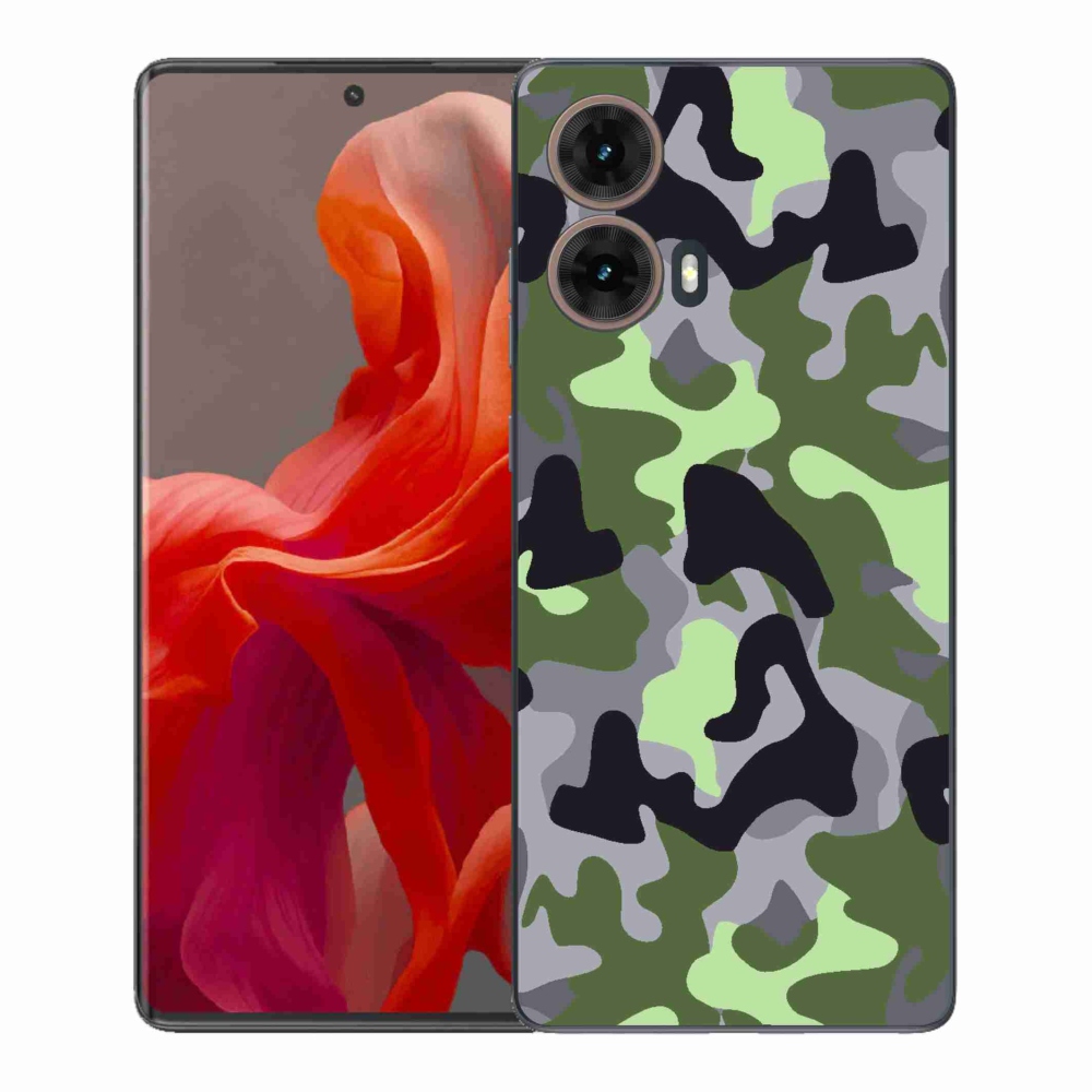 Gélový kryt mmCase na Motorola Moto G85 5G - maskáčový vzor 7