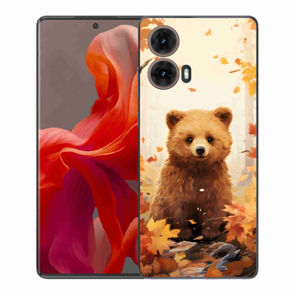 Gélový kryt mmCase na Motorola Moto G85 5G - medveď v lese