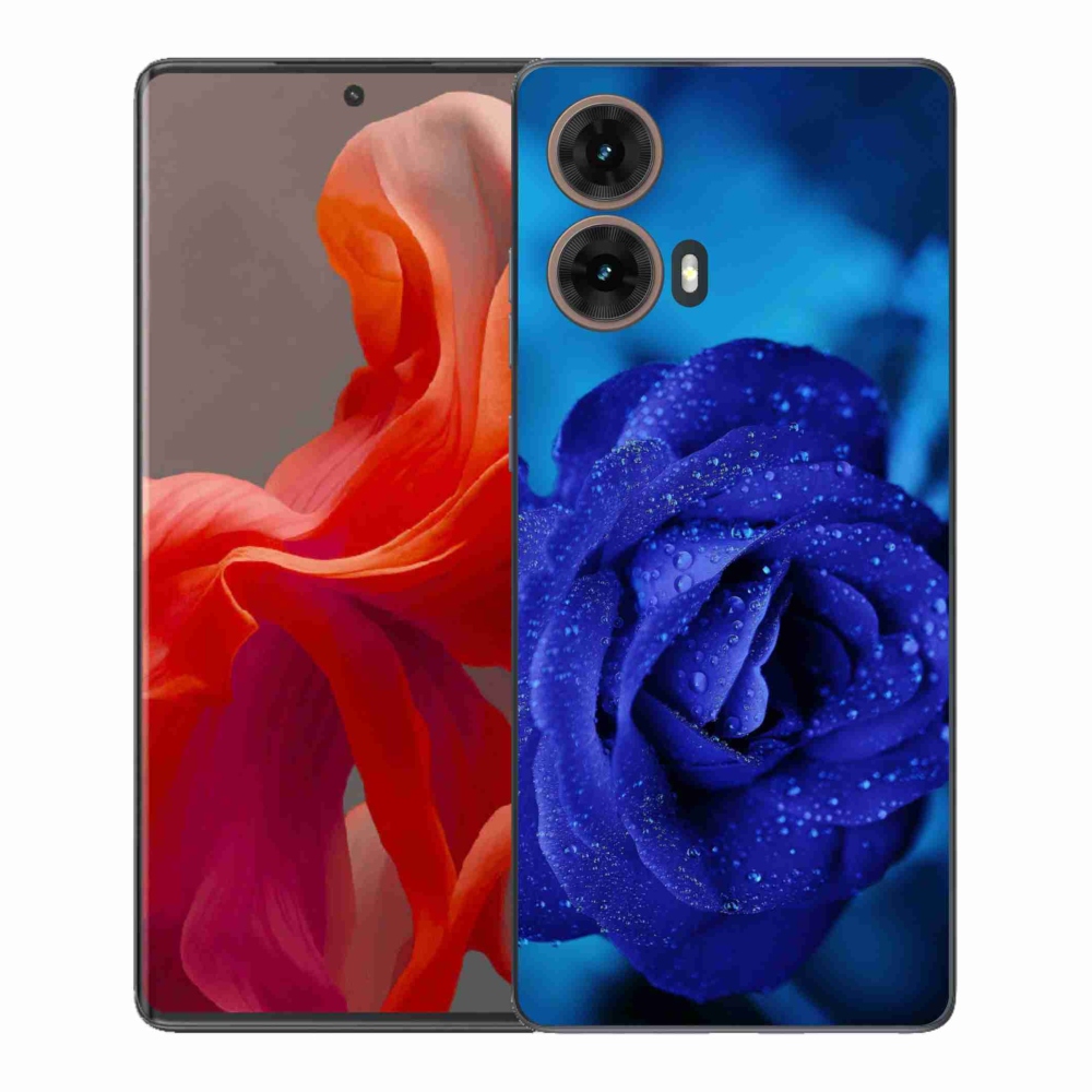 Gélový kryt mmCase na Motorola Moto G85 5G - modrá ruža