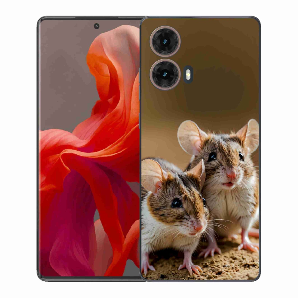 Gélový kryt mmCase na Motorola Moto G85 5G - myší duo
