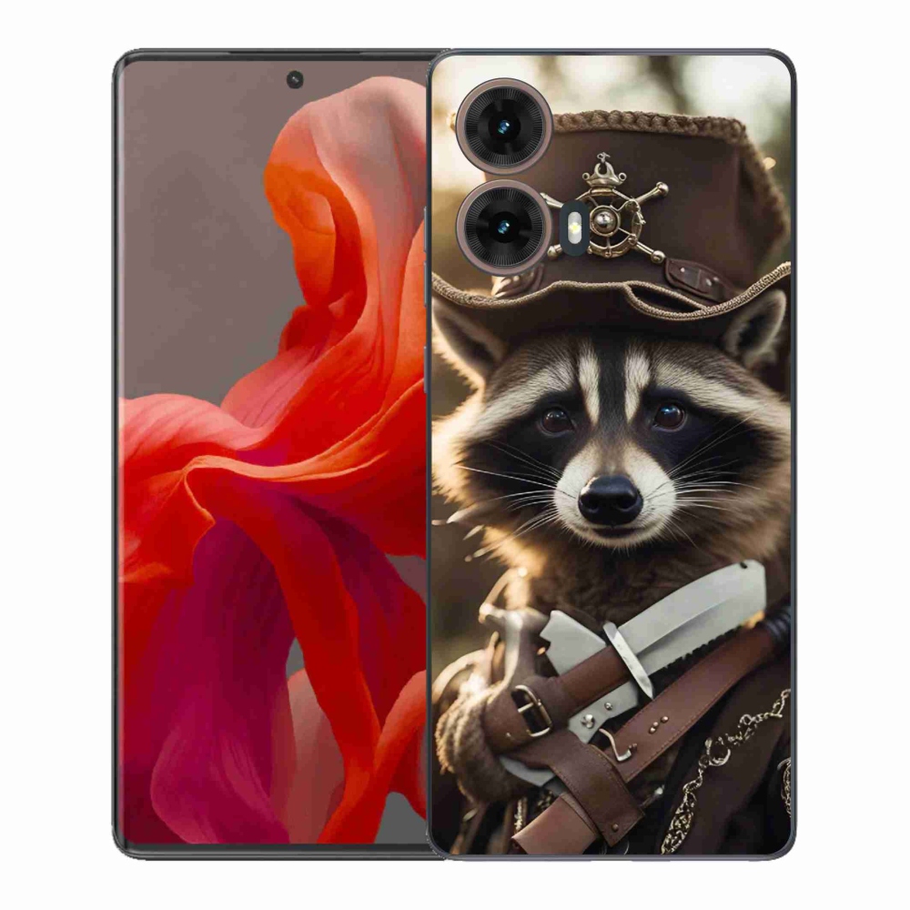 Gélový kryt mmCase na Motorola Moto G85 5G - mýval v uniforme