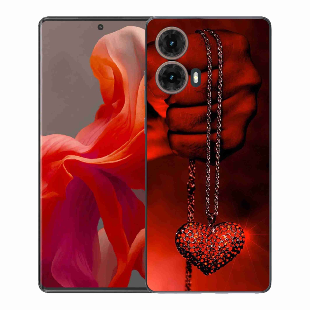 Gélový kryt mmCase na Motorola Moto G85 5G - náhrdelník