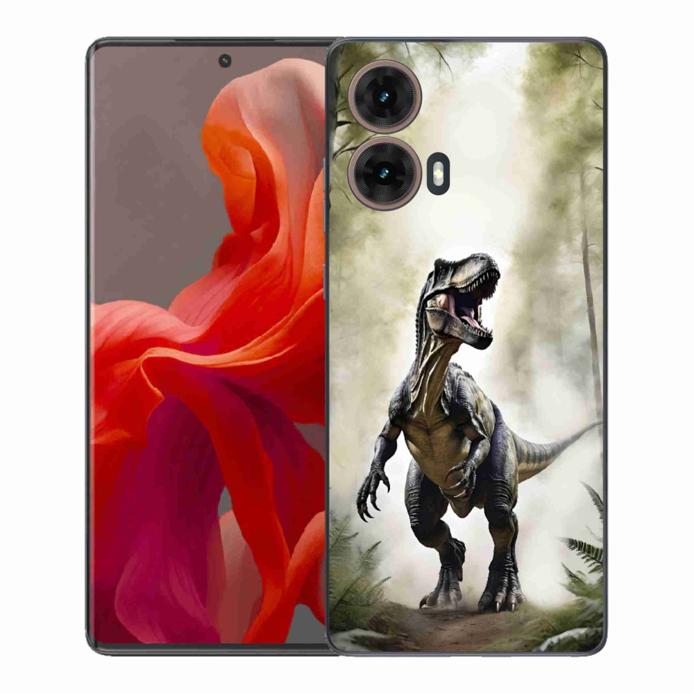 Gélový kryt mmCase na Motorola Moto G85 5G - naštvaný T-Rex