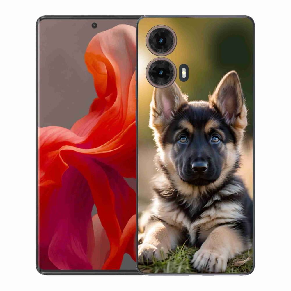 Gélový kryt mmCase na Motorola Moto G85 5G - nemecký ovčiak v prírode