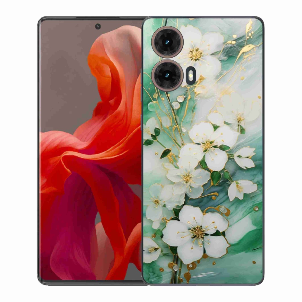 Gélový kryt mmCase na Motorola Moto G85 5G - nežné kvety