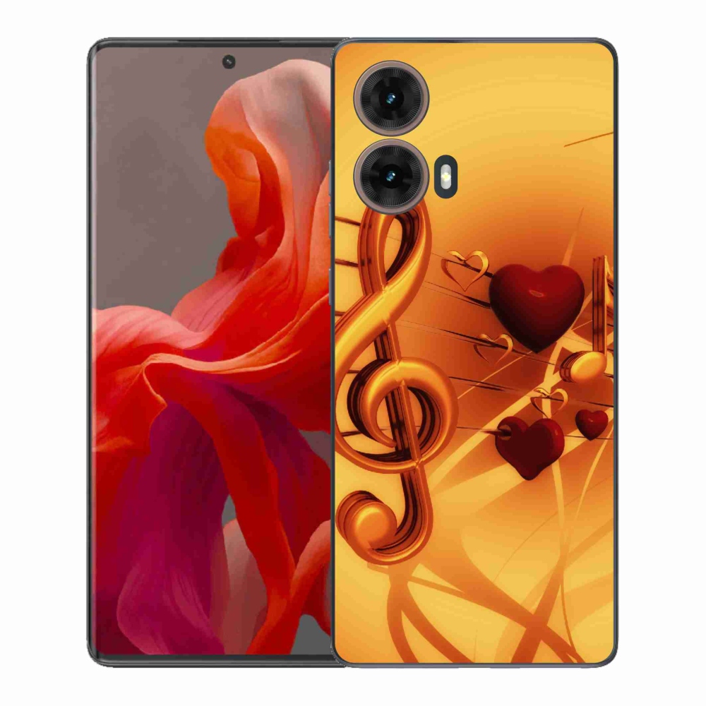 Gélový kryt mmCase na Motorola Moto G85 5G - noty