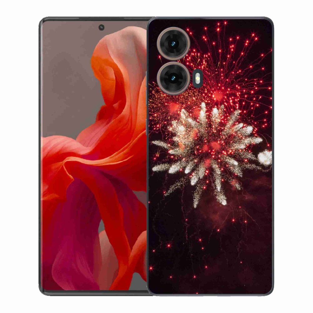 Gélový kryt mmCase na Motorola Moto G85 5G - ohňostroj