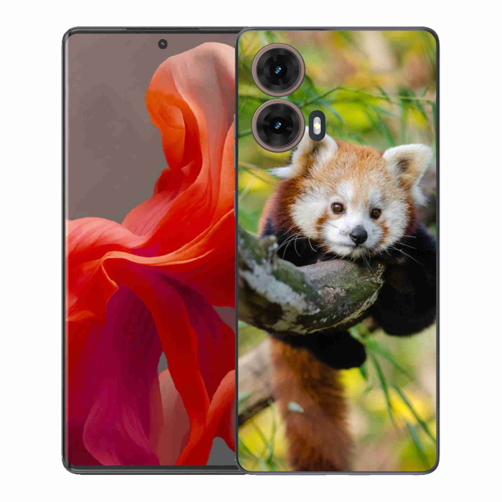 Gélový kryt mmCase na Motorola Moto G85 5G - panda červená