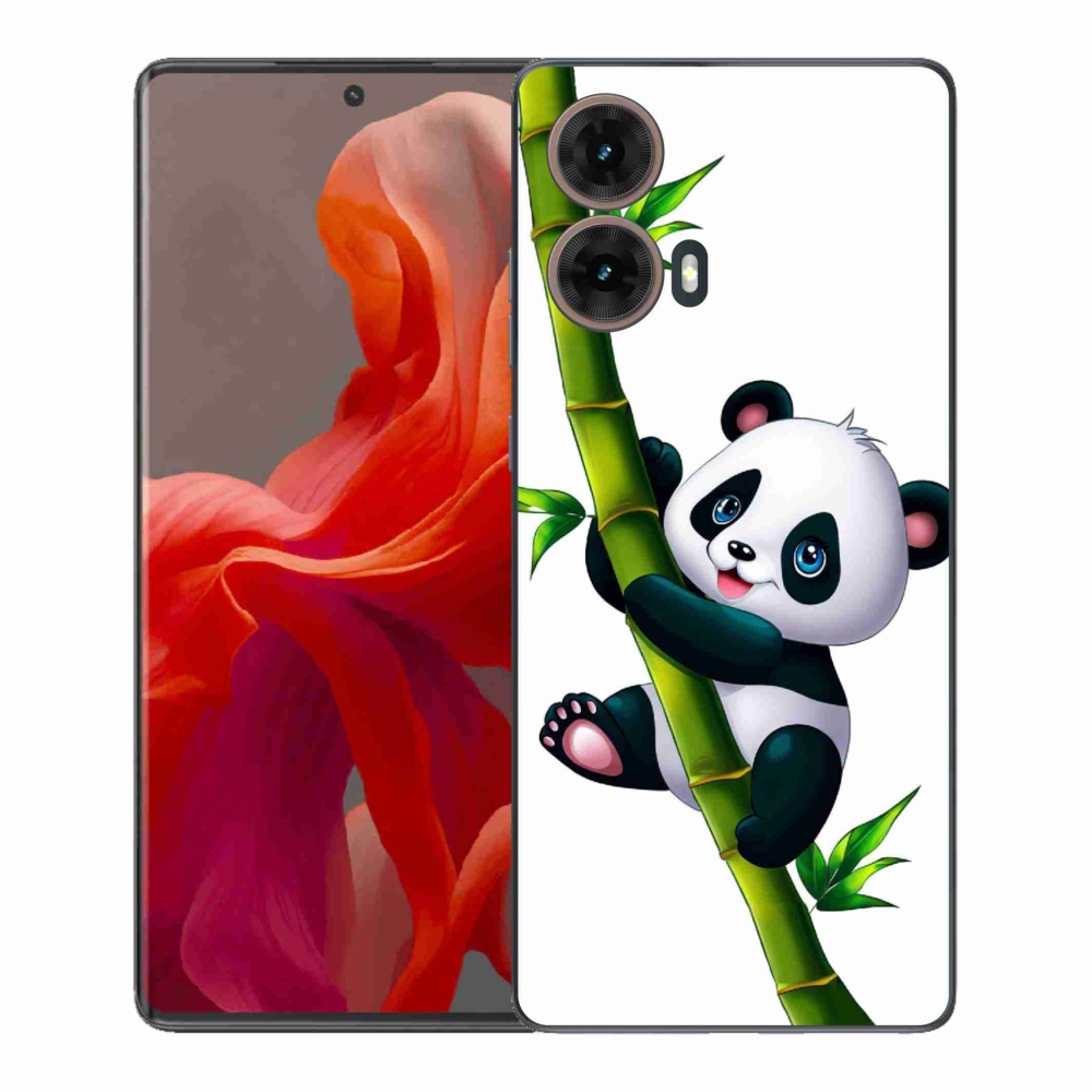 Gélový kryt mmCase na Motorola Moto G85 5G - panda na bambuse