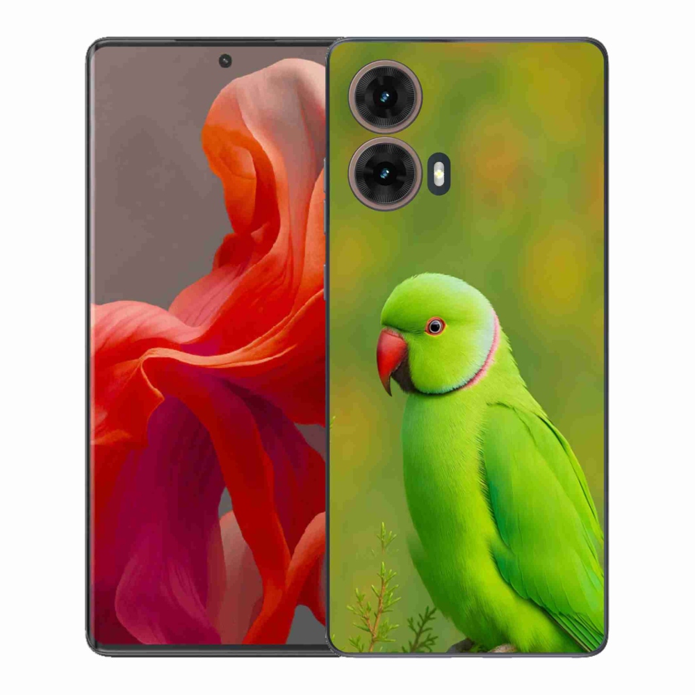Gélový kryt mmCase na Motorola Moto G85 5G - papagáj alexander 2