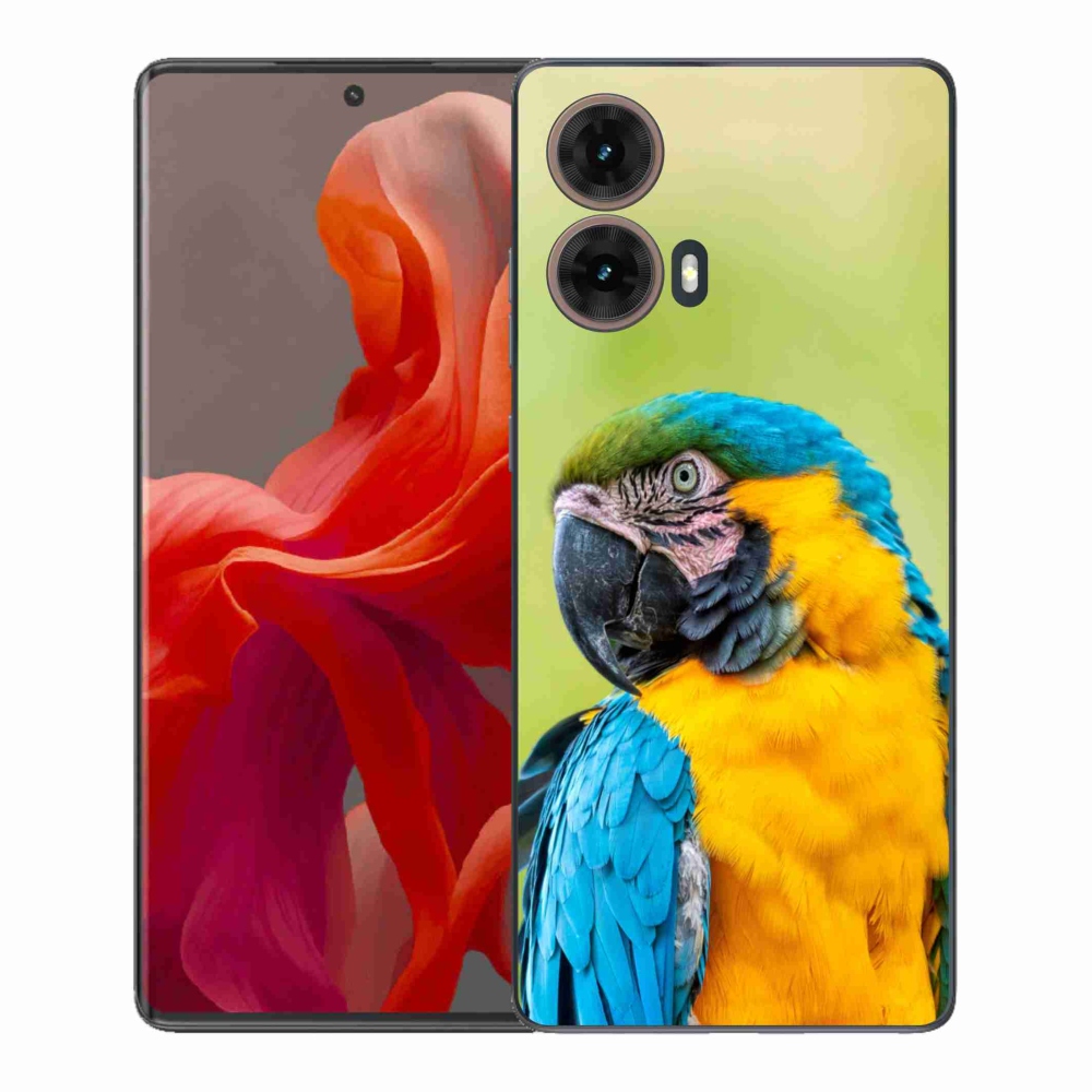 Gélový kryt mmCase na Motorola Moto G85 5G - papagáj ara 2