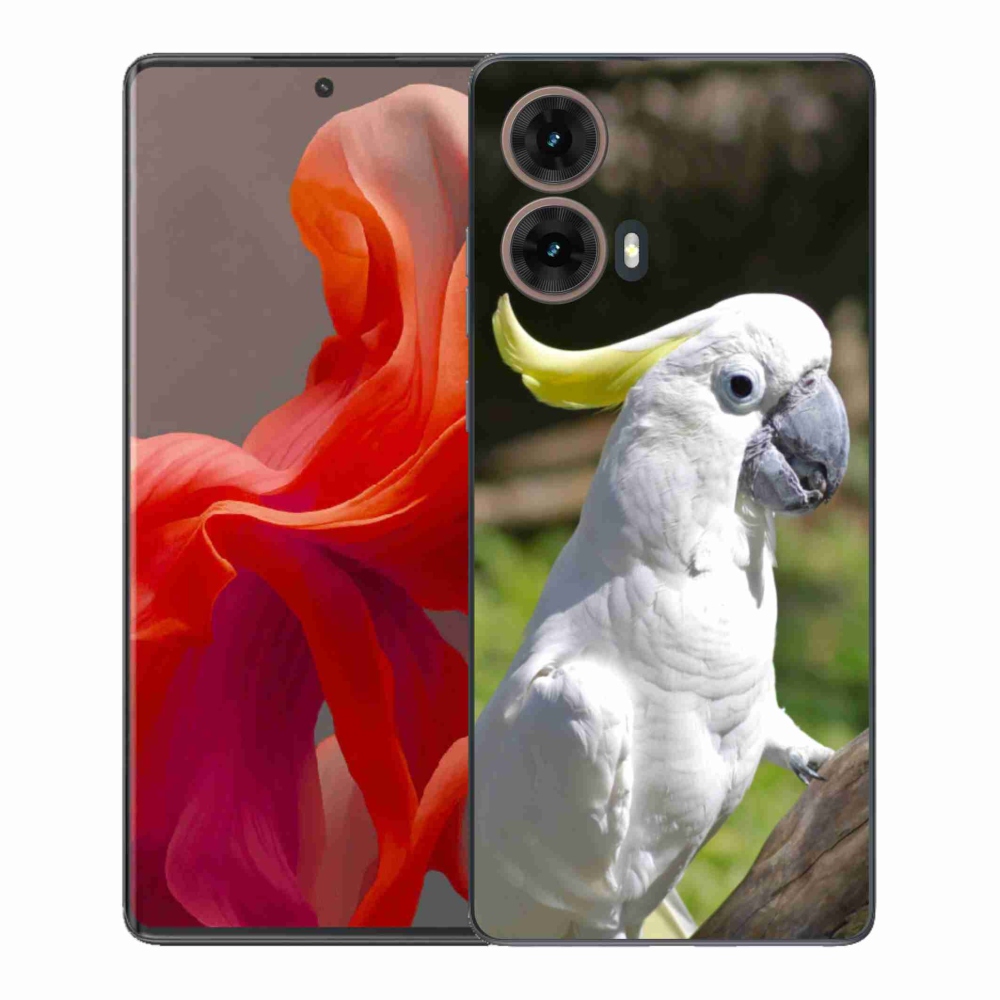 Gélový kryt mmCase na Motorola Moto G85 5G - papagáj kakadu 2