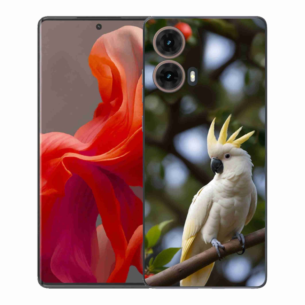 Gélový kryt mmCase na Motorola Moto G85 5G - papagáj kakadu 3
