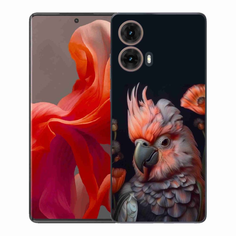 Gélový kryt mmCase na Motorola Moto G85 5G - papagáj kakadu vo farbách