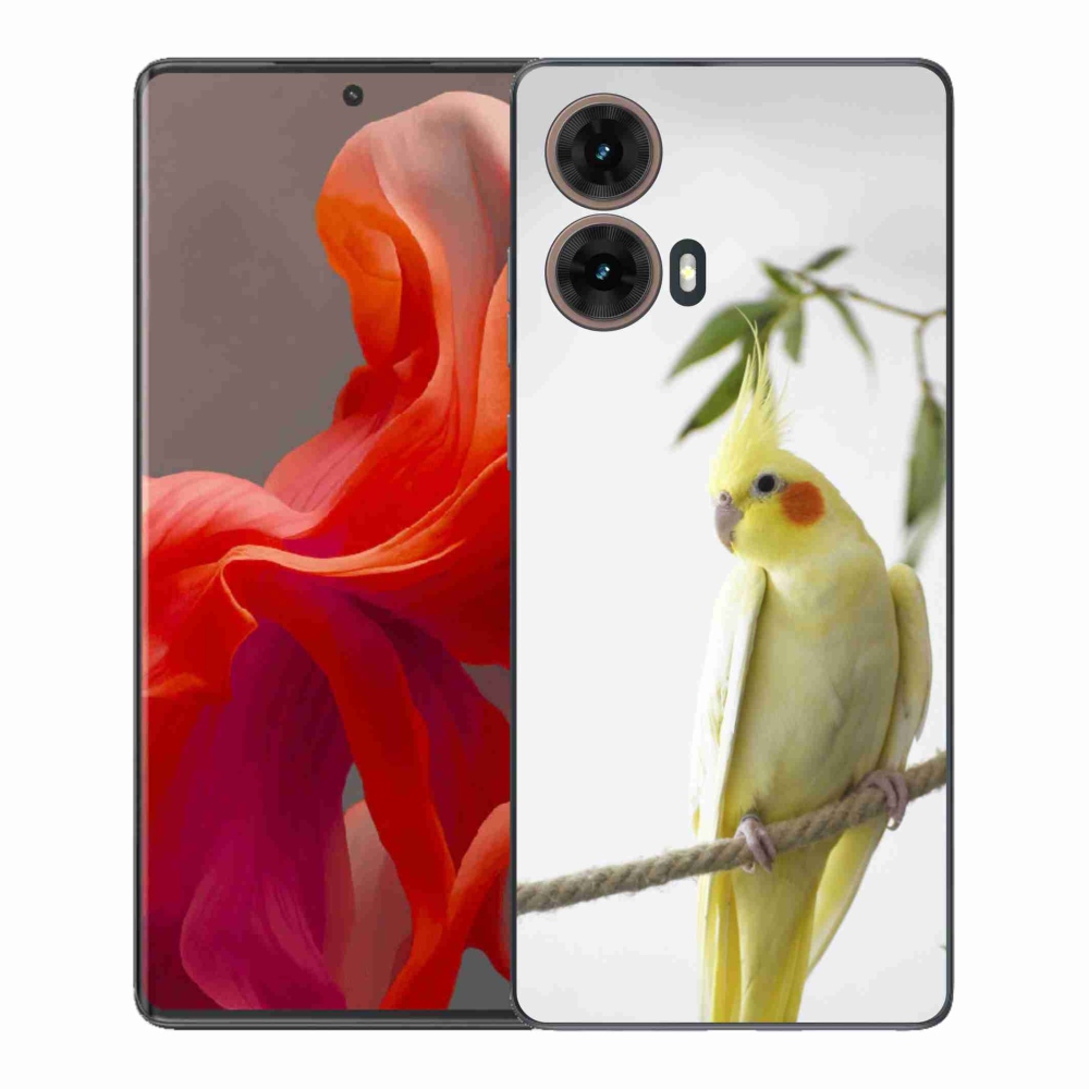 Gélový kryt mmCase na Motorola Moto G85 5G - papagáj korela chocholatá