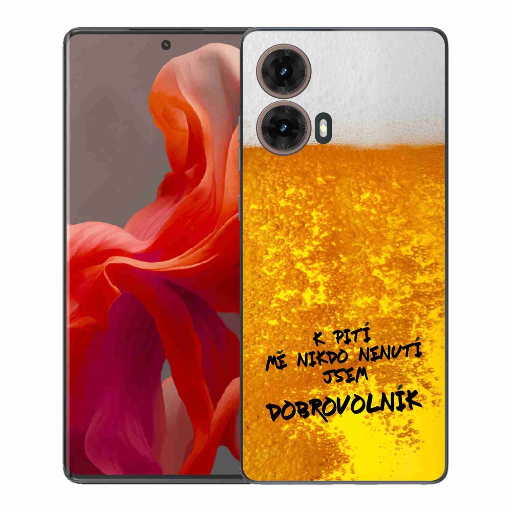 Gélový kryt mmCase na Motorola Moto G85 5G - pivný motív 4