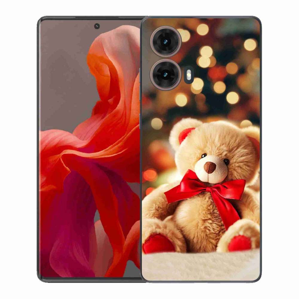 Gélový kryt mmCase na Motorola Moto G85 5G - plyšový medvedík