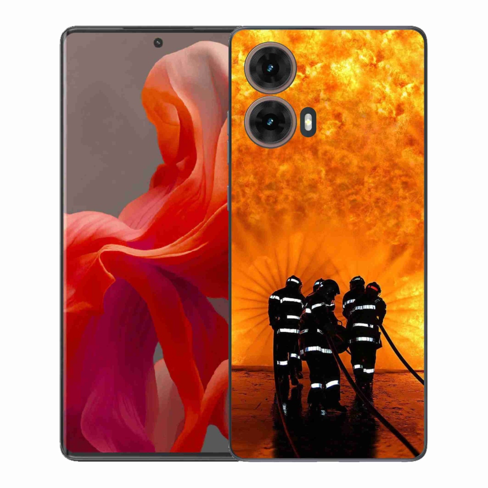 Gélový kryt mmCase na Motorola Moto G85 5G - požiar