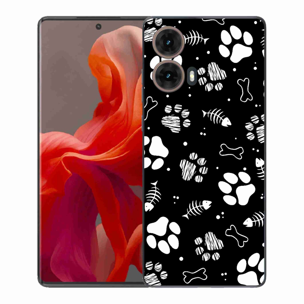 Gélový kryt mmCase na Motorola Moto G85 5G - psie labky