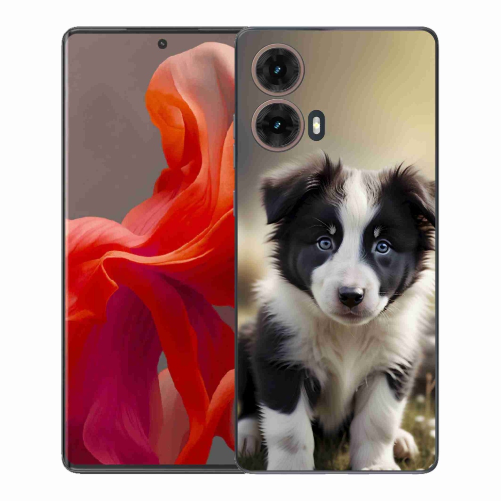 Gélový kryt mmCase na Motorola Moto G85 5G - roztomilá border kólia