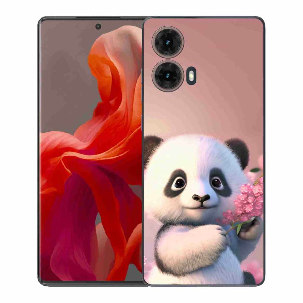 Gélový kryt mmCase na Motorola Moto G85 5G - roztomilá panda