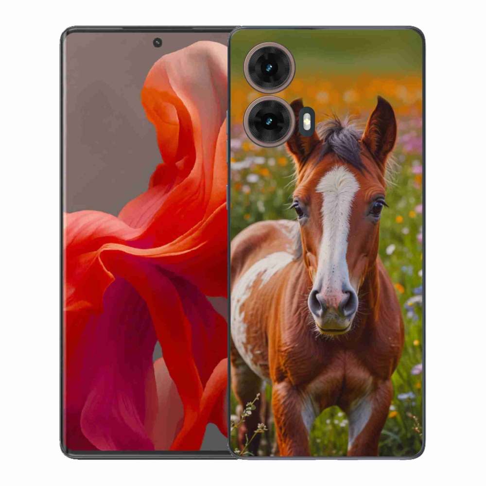 Gélový kryt mmCase na Motorola Moto G85 5G - roztomilé žriebä