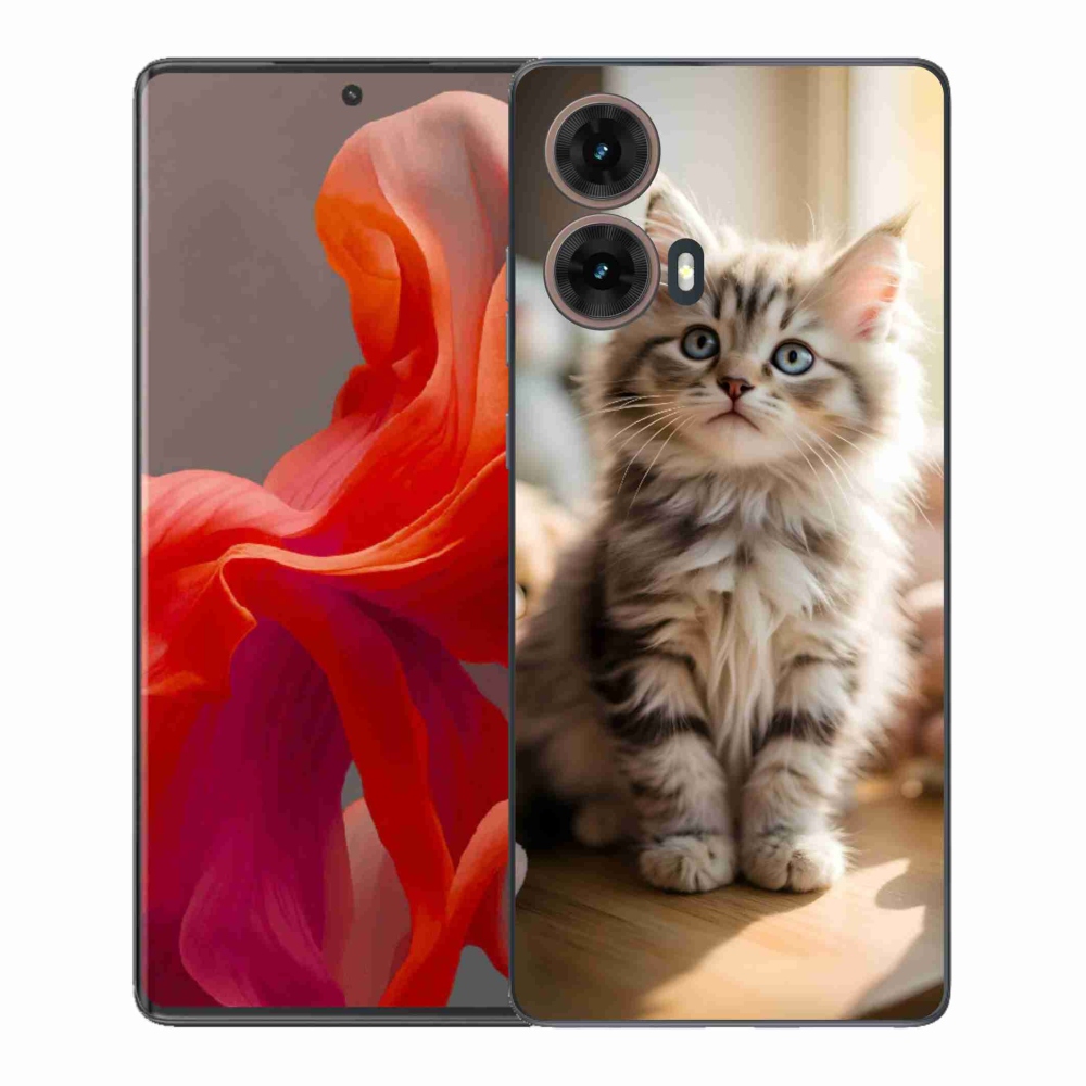 Gélový kryt mmCase na Motorola Moto G85 5G - roztomilé mačiatko 10