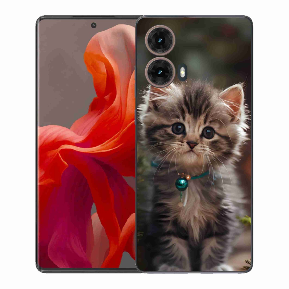 Gélový kryt mmCase na Motorola Moto G85 5G - roztomilé mačiatko 11